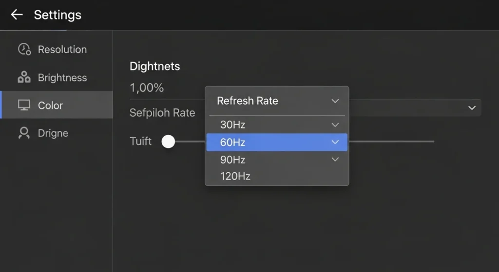 Change Screen Refresh Rate